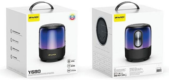 Awei Y680 Ηχείο Bluetooth 40W με Διάρκεια Μπαταρίας έως 6 ώρες Μαύρο