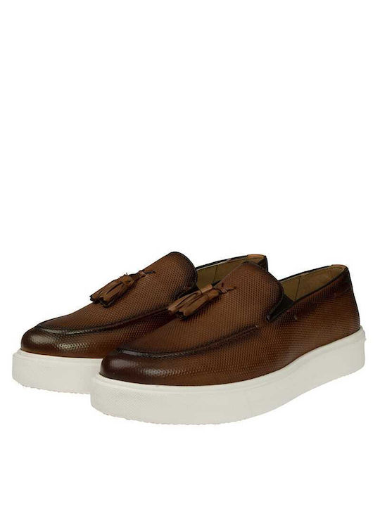 Giacomo Carlo Men's Moccasins Tabac Brown