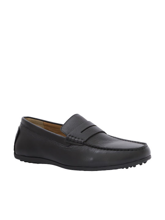 Mexx Eros Men's Leather Moccasins Black