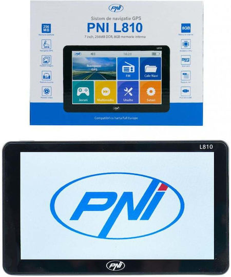 PNI Dispozitiv de Navigație GPS cu Ecran 7" USB & Slot card