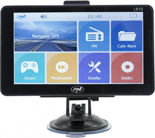 PNI Dispozitiv de Navigație GPS cu Ecran 7" USB & Slot card