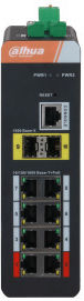 Dahua PFS4210-8GT-DP Managed L2 PoE+ Switch with 10 Gigabit (1Gbps) Ethernet Ports