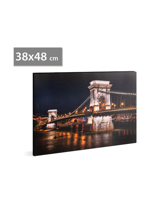 Πίνακας σε Καμβά με LED Φωτισμό 38x48cm
