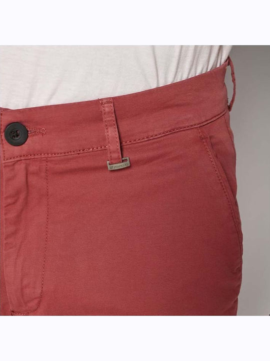 Pantaloni Chino Elastic Roșu