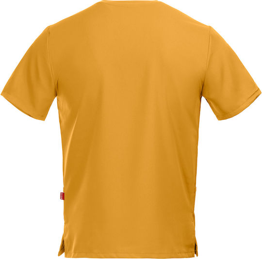 Медицинска туника Velilla Mustard от микрофибър 100% полиетилен