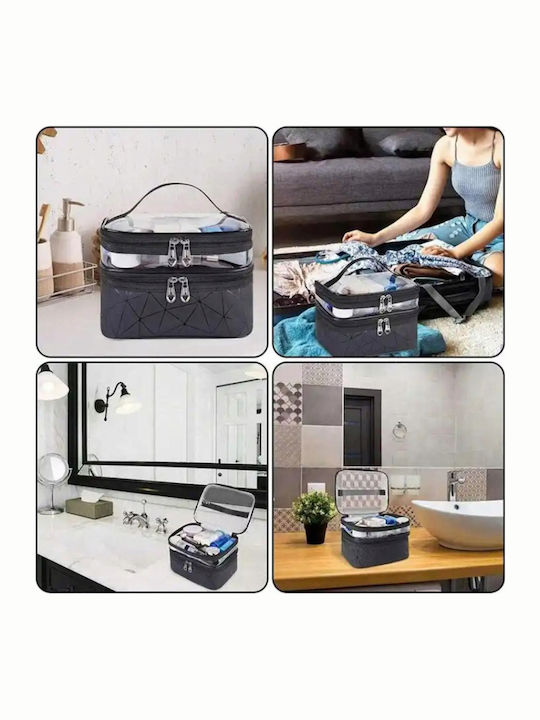 Necessaire in Schwarz Farbe 22cm