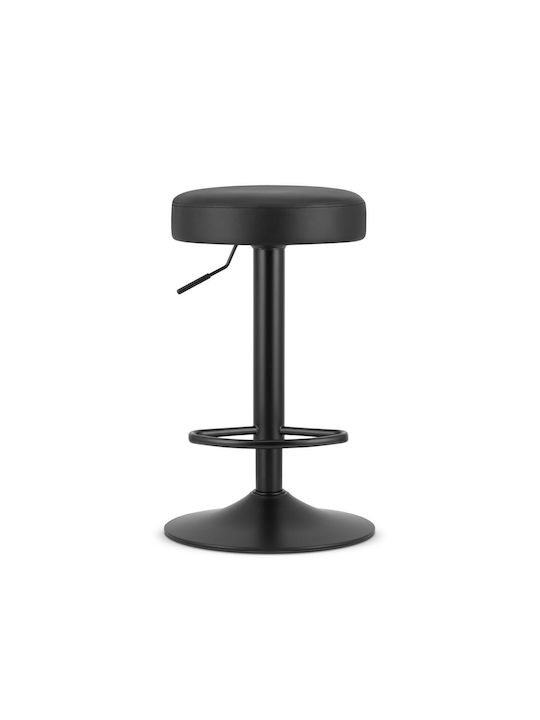 Σκαμπό Κουζίνας με Ρυθμιζόμενο Ύψος Black 38x38x62-83εκ.