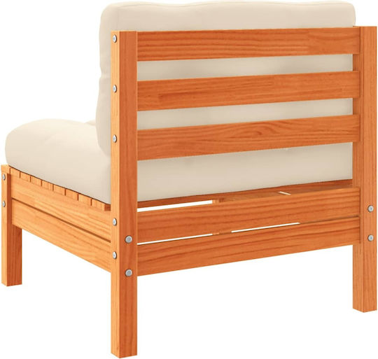 vidaXL Garden & Outdoor Furniture Set 8 Pieces Brown with Pillows