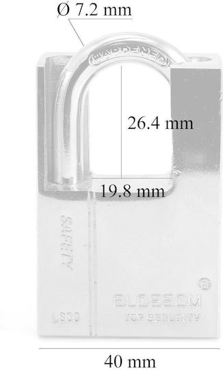 Blossom Lăcăt Potcoavă cu cheie 40mm 1buc