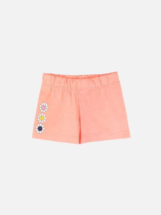 Joyce Kids Set with Shorts Summer 2pcs Coral