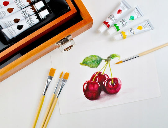Set de Colorat Lemn 44.5x31cm 174buc