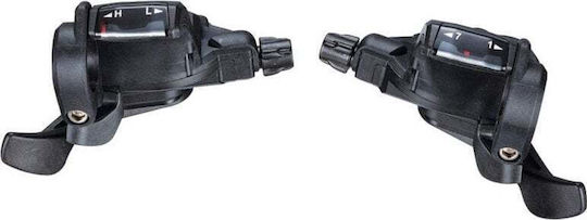 Microshift TS38-7 Bicycle Gear Lever Set 3x7