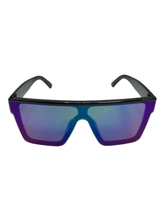 V-store Ochelari de soare cu Negru Din plastic Rame și Violet Lentilă 82577-03