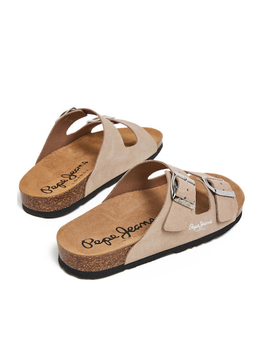 Women's Beige Flat Sandals