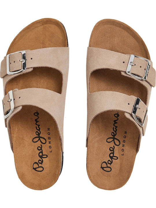 Women's Beige Flat Sandals