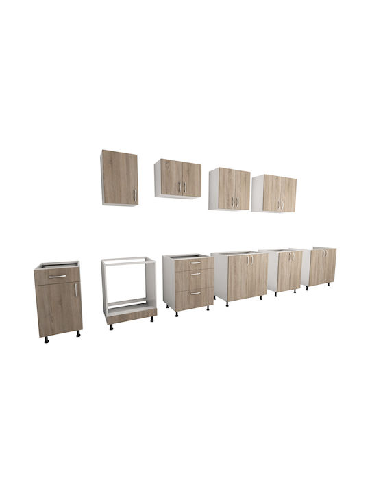Karo Ντουλάπι Κρεμαστό Stejar Sonoma Inchis/alb 60x30x45εκ.