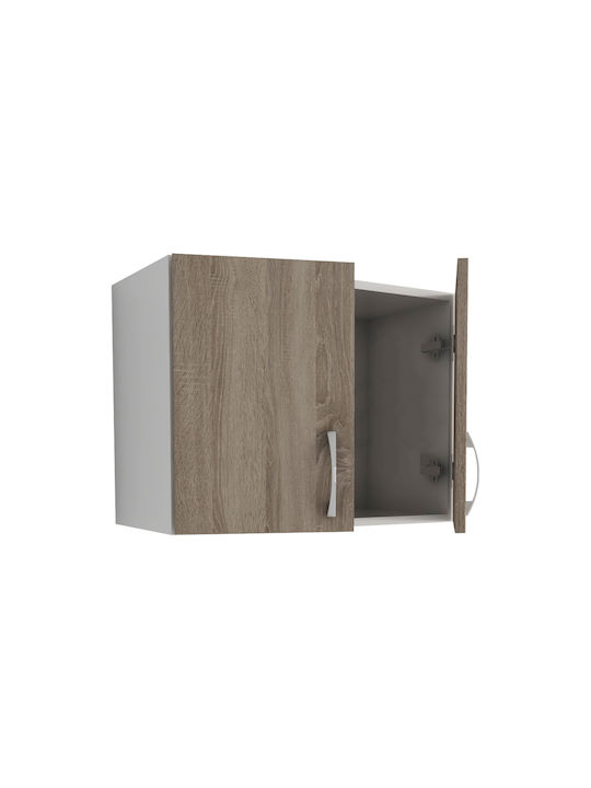 Karo Ντουλάπι Κρεμαστό Stejar Sonoma Inchis/alb 60x30x45εκ.