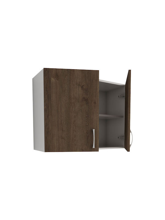 Karo Dulap Suspendata Stejar Bronz/alb 80x30x60buc