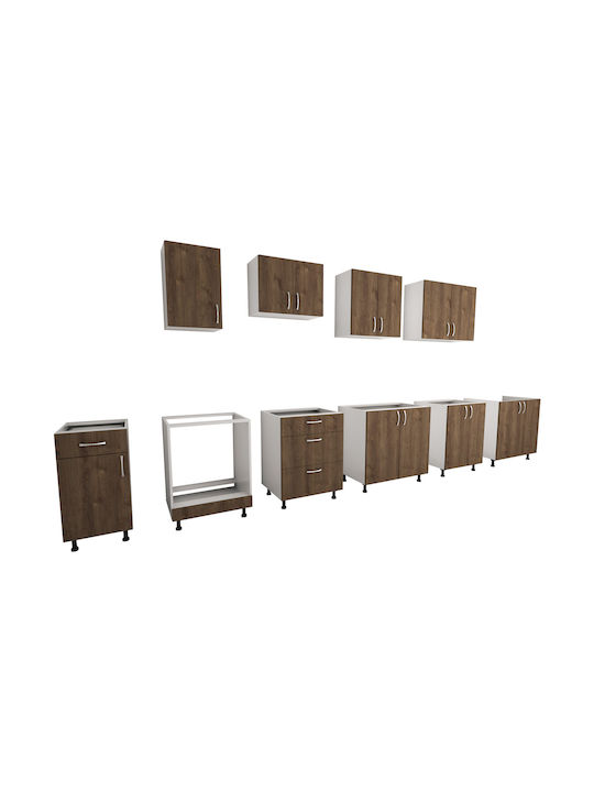 Karo Dulap Suspendata Stejar Bronz/alb 80x30x60buc