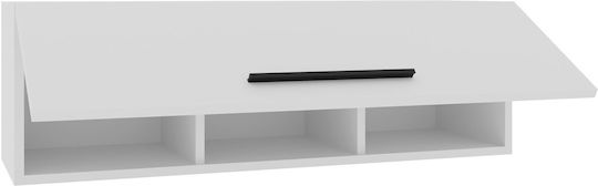 Kos Hängeschrank Wohnzimmer aus MDF Weiß 30x30x95cm
