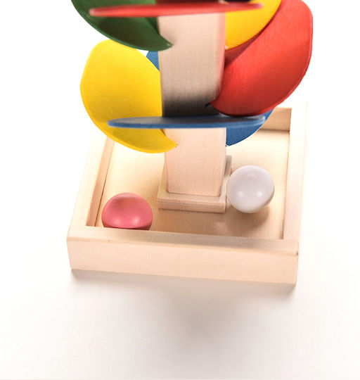 Bildungs-Spielzeug Kinder Zola Baum Modell Bunte Holzkugeln 19,5 cm