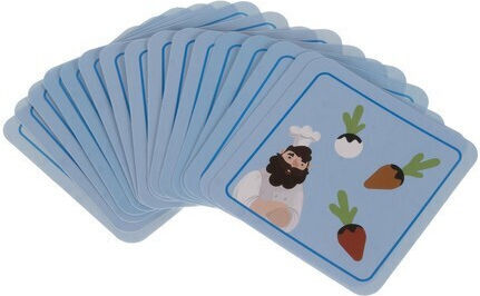 Memory Game - Carrot Farm Montessori Joc Educațional de Cunoștințe din Lemn