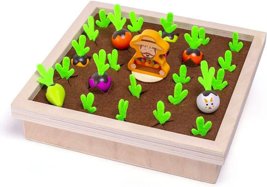 Memory Game - Carrot Farm Montessori Joc Educațional de Cunoștințe din Lemn