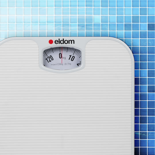 Eldom Mechanical Bathroom Scale White BR2016B