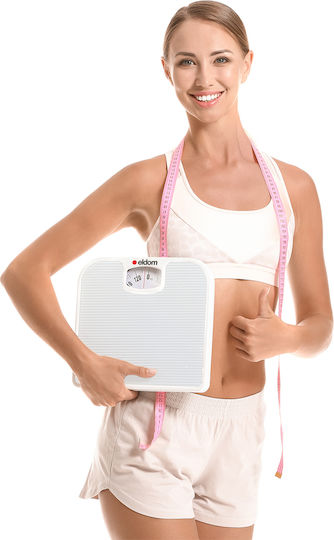 Eldom Mechanical Bathroom Scale White BR2016B
