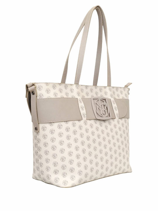 Y Not? Women's Bag Shopper Shoulder White