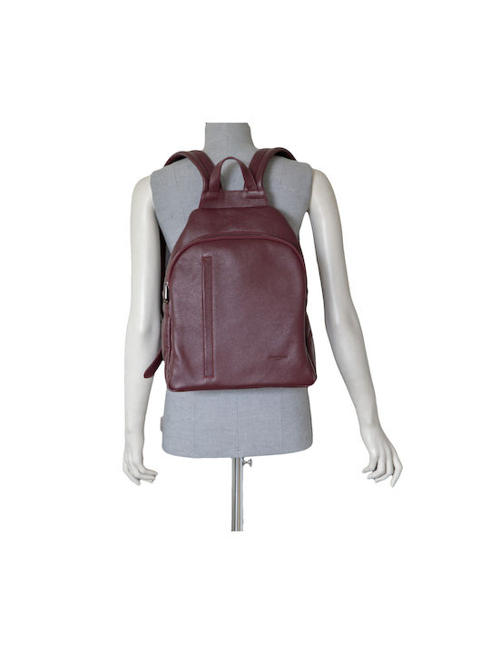 Pelletteria Veneta Leder Damentasche Rucksack Burgundisch