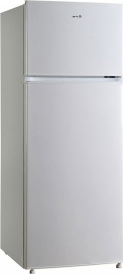 Arielli Double Door Refrigerator 204lt H143xW55xD55cm White ARD-273FNE