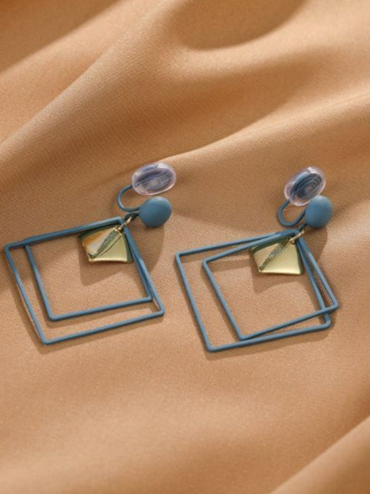 Set Earrings Gold Plated