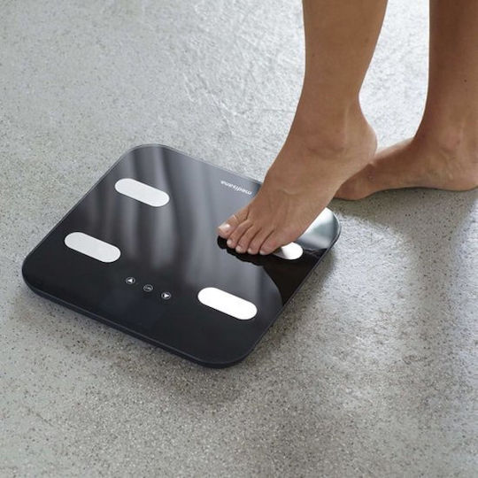 Medisana BS 602 Smart Badezimmerwaage mit Körperfettmessung in Schwarz Farbe