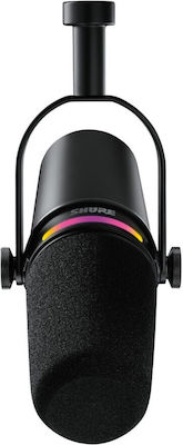 Shure Динамичен Микрофон с XLR кабел към USB MV 7 Висящ Гласов MV7+ за PC/Mac/iPad/Android