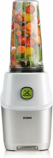 Domo Xpower Μπλέντερ με Πλαστική Κανάτα 600 ml 900W Λευκό