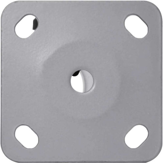 vidaXL Стойка за чадър от Метал Silver 32x32x30см