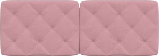 vidaXL Stoff-Kopfkissen Für Bett Rosa 142x48cm