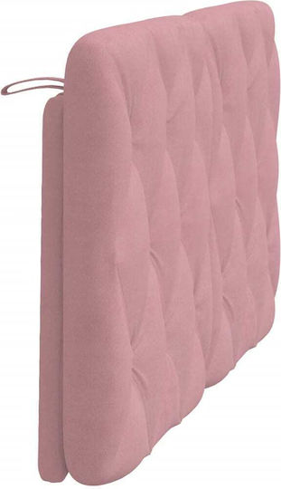 vidaXL Stoff-Kopfkissen Für Bett Rosa 142x48cm
