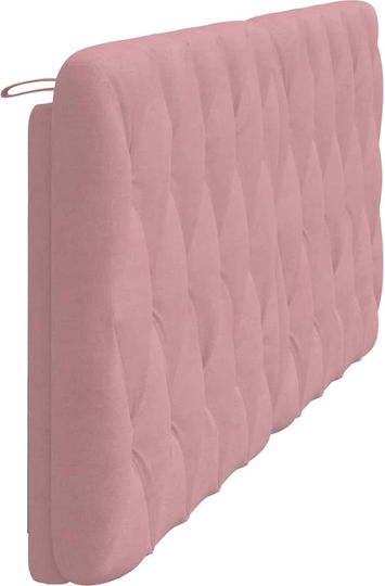 vidaXL Stoff-Kopfstütze für Betten Rosa 202x48cm