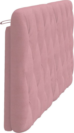 vidaXL Μαξιλάρι για Κεφαλαρι Υφασμάτινο Ροζ 162x48cm