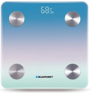 Blaupunkt Smart Bathroom Scale with Body Fat Counter & Bluetooth Blue BSM601BT