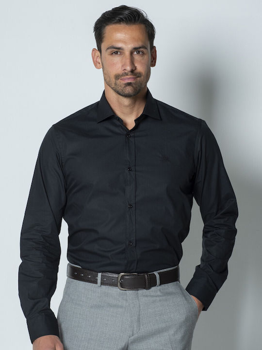 Dors Men's Shirt Cotton Black