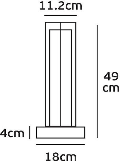 VK Lighting LED Лампа за под В49см. Сив VK Lighting LED Лампа за под В49см. Сив