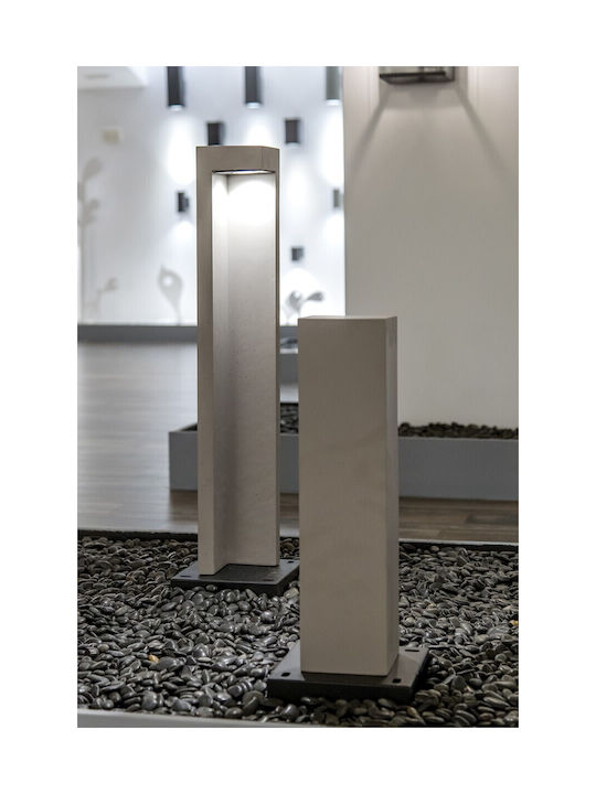 VK Lighting LED Floor Lamp H49xW18cm. with Warm White Light Gray