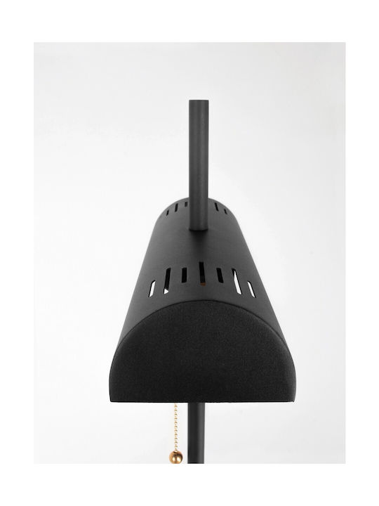 VK Lighting Φωτιστικό Γραφείου για Ντουί E27 σε Μαύρο Χρώμα