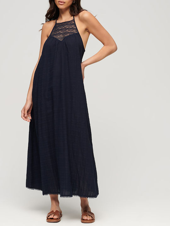 Superdry D3 Ovin Summer Maxi Dress DarkBlue