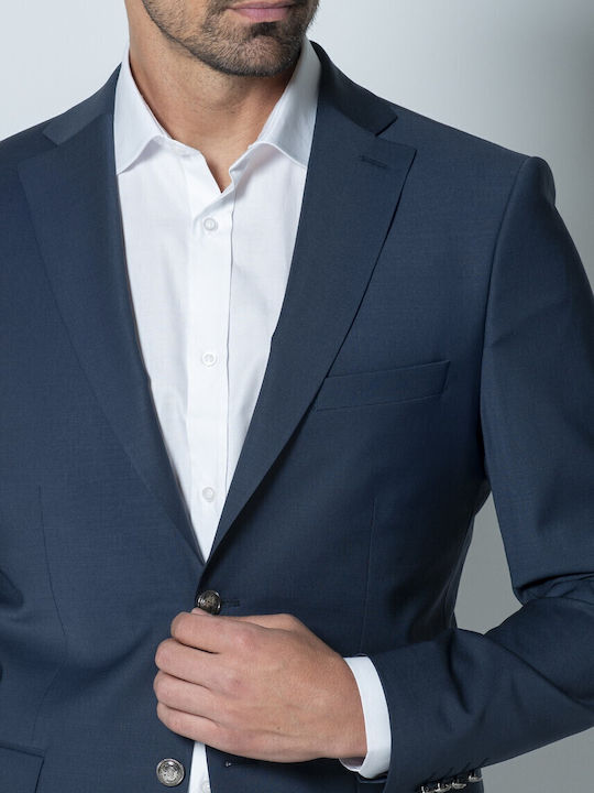 Men's Winter Suit Jacket Blue