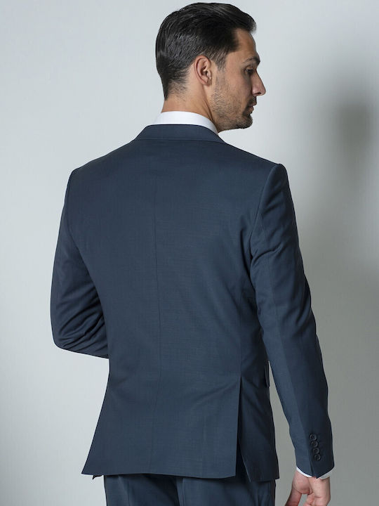 Men's Winter Suit Jacket Blue