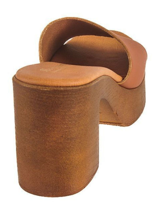 Women's Platform Wedge Sandals Brown